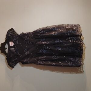 Nannette Navy Floral Kids Dress